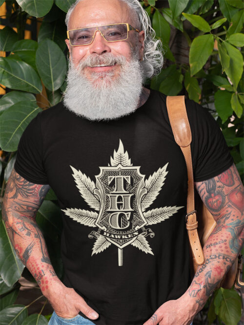 Тениска thc-leaf