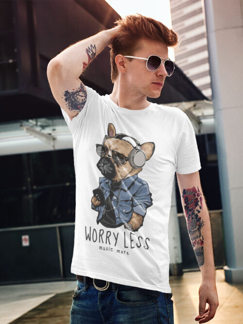 Тениска worry less