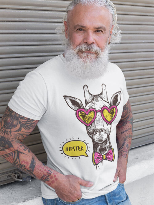 Тениска Hipster Giraffe